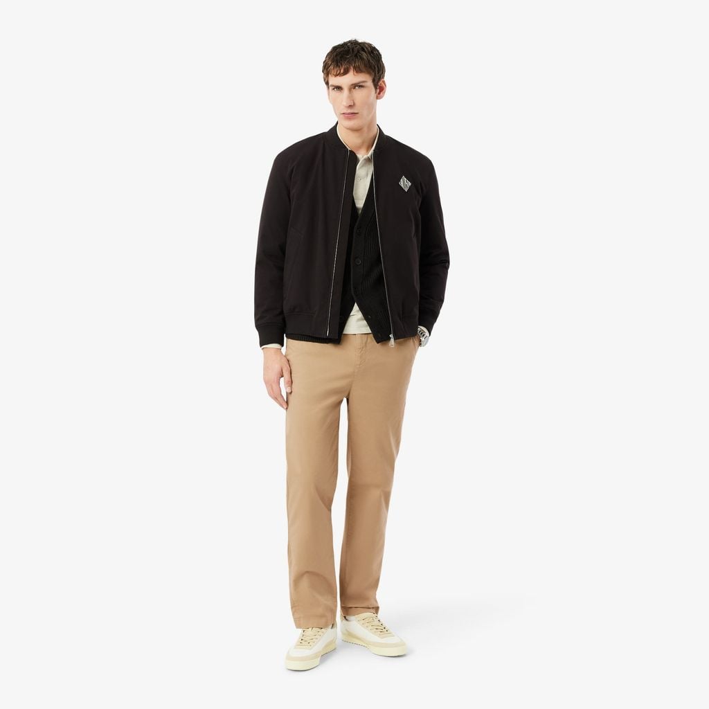 Quần Chino Dài Lacoste Nam Ống Suông Chất Liệu Cotton Twill
