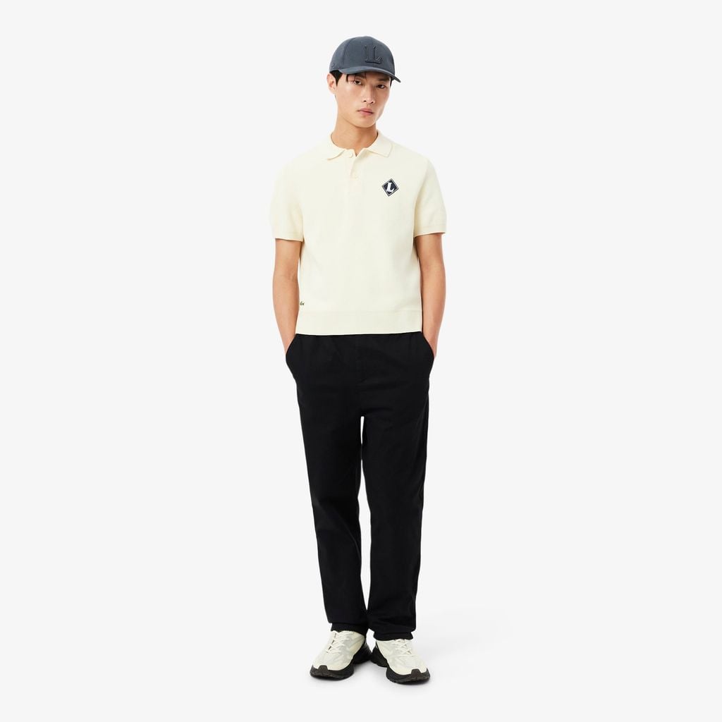 Quần Chino Dài Lacoste Nam Ống Suông Chất Liệu Cotton Twill