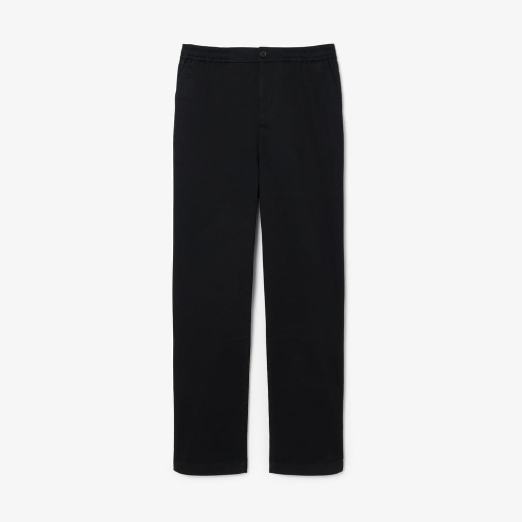Quần Chino Dài Lacoste Nam Ống Suông Chất Liệu Cotton Twill