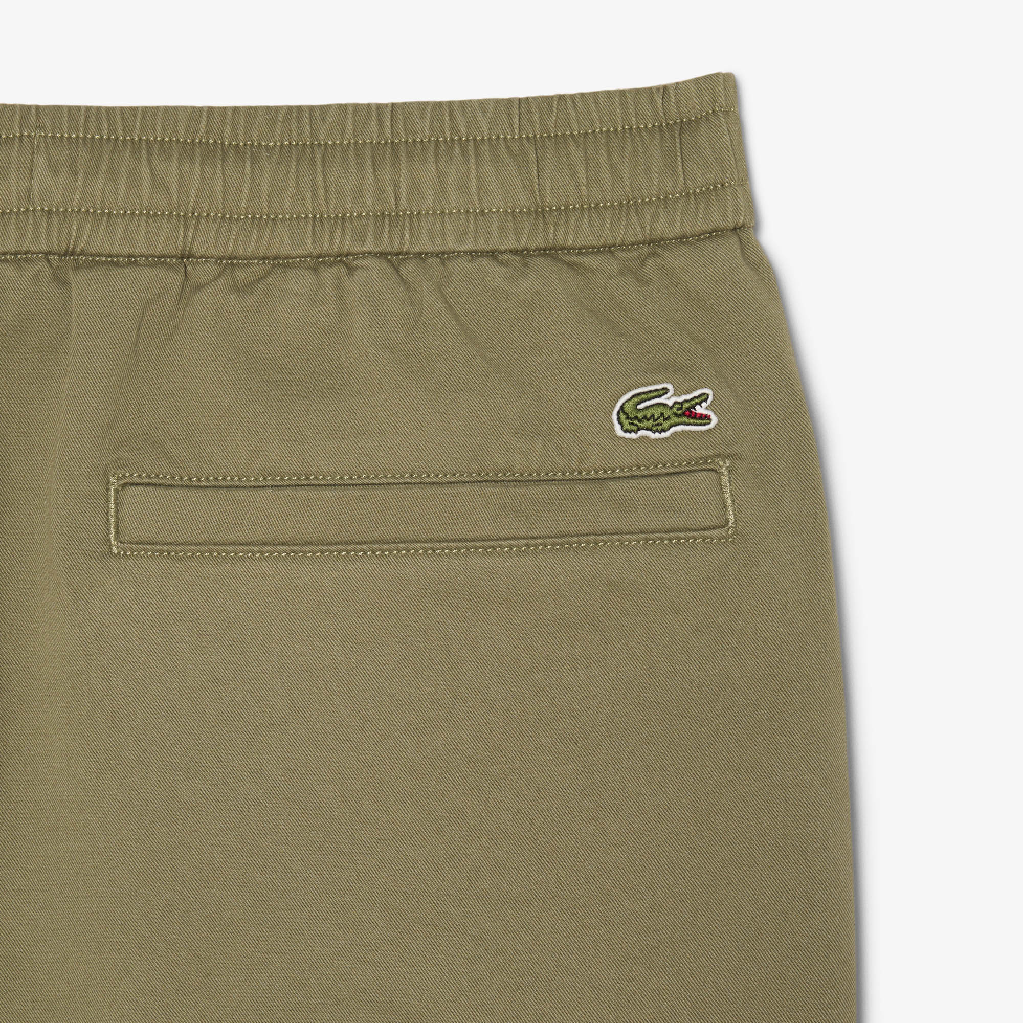 Quần Chino Dài Lacoste Nam Ống Suông Chất Liệu Cotton Twill