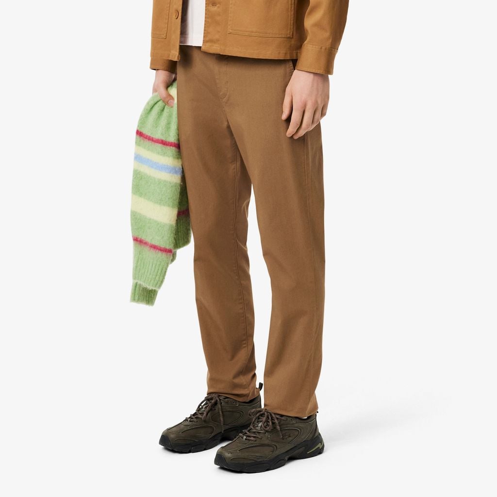 Quần Dài Lacoste Nam Ôm Dáng Chất Liệu Cotton Co Dãn