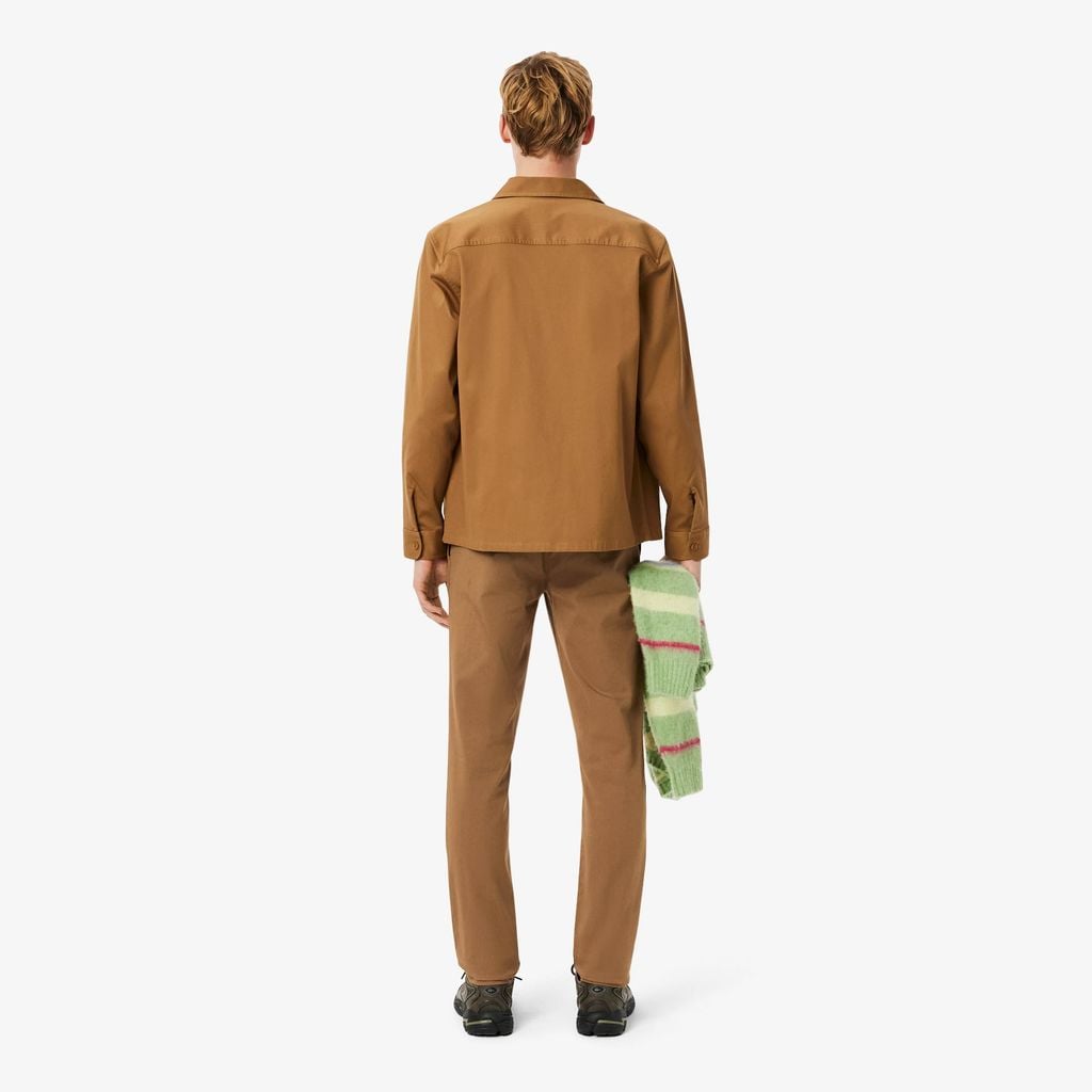 Quần Dài Lacoste Nam Ôm Dáng Chất Liệu Cotton Co Dãn