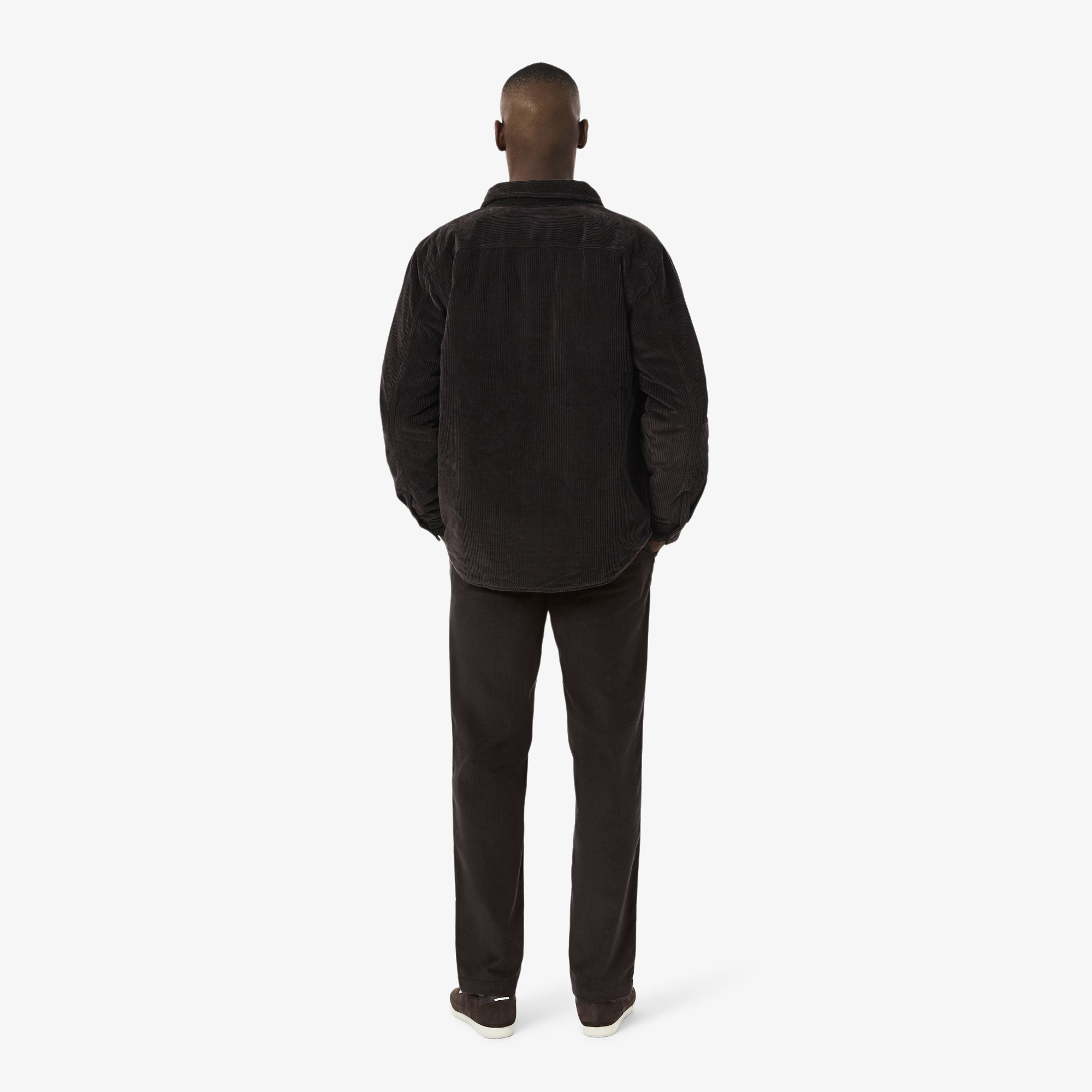 Quần Chino Lacoste Nam Ống Suông Chất Liệu Nhung Kẻ