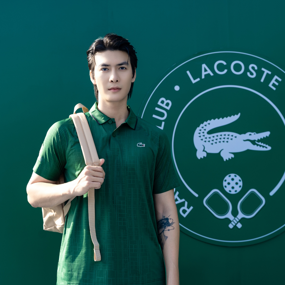 Áo Polo Tennis Lacoste Nam Ôm Dáng Lacoste Novak Djokovic On Court