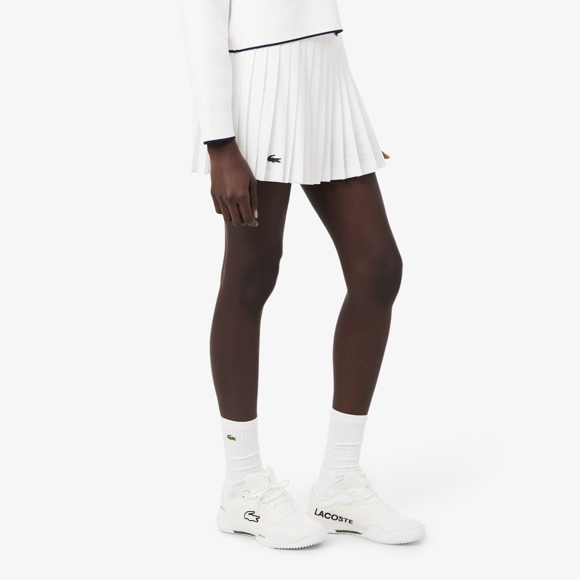 Váy Tennis Lacoste Nữ Heritage Có Lớp Lót Công Nghệ Thoáng Khí