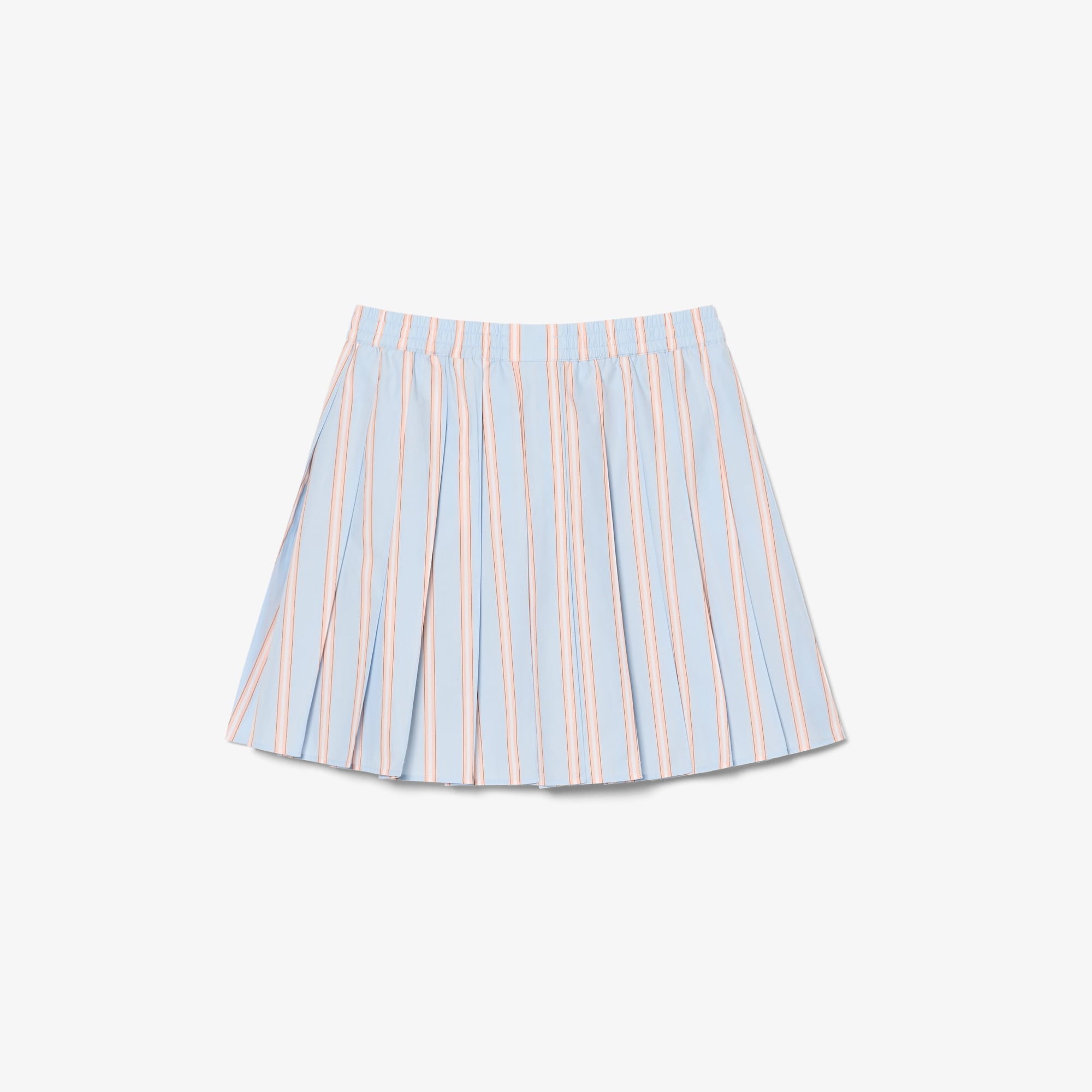Váy Lacoste Nữ Chất Liệu Poplin Có Kẻ Sọc Xếp Ly