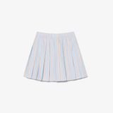 Váy Lacoste Nữ Chất Liệu Poplin Có Kẻ Sọc Xếp Ly