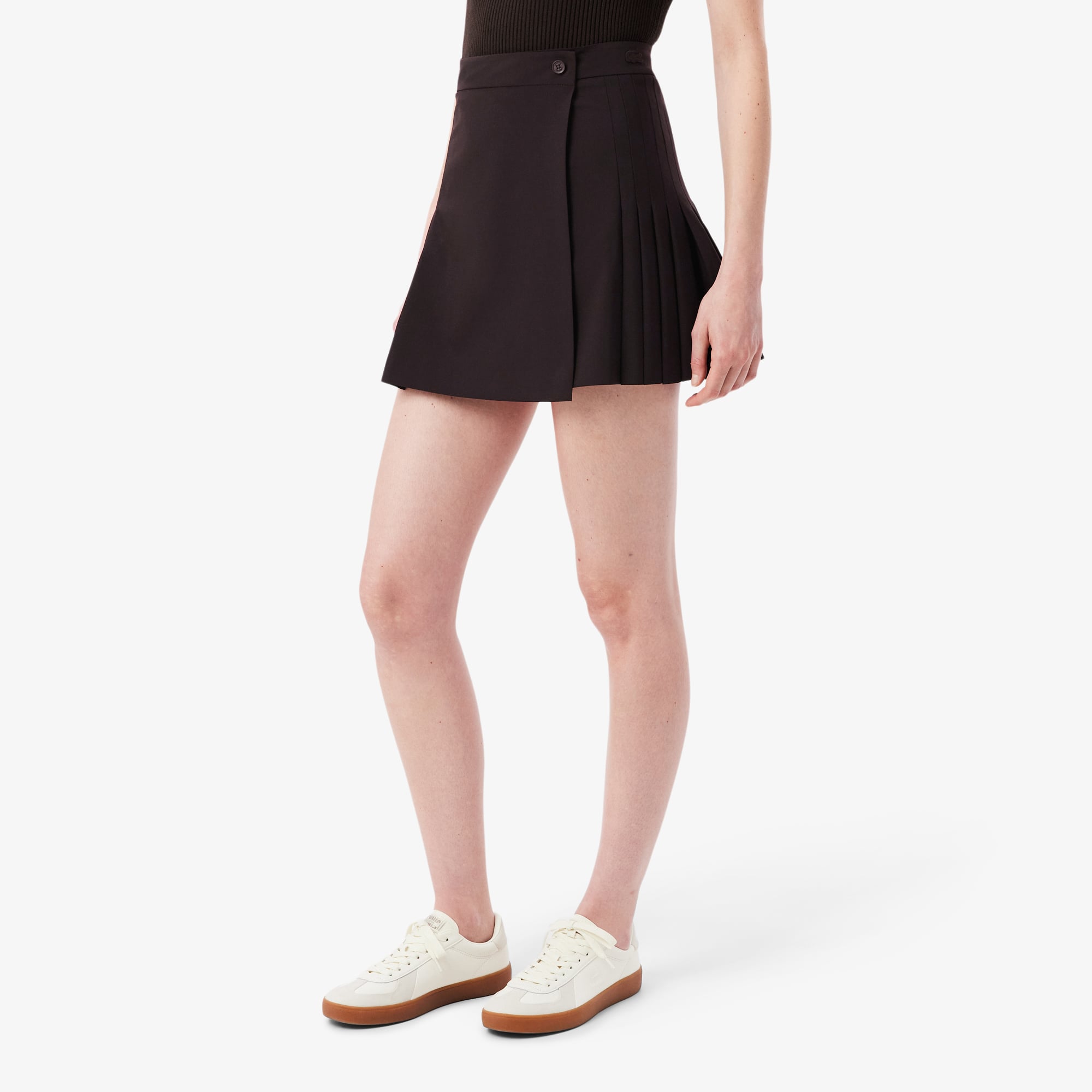 Váy Ngắn Lacoste Nữ Dáng Chữ A Xếp Ly