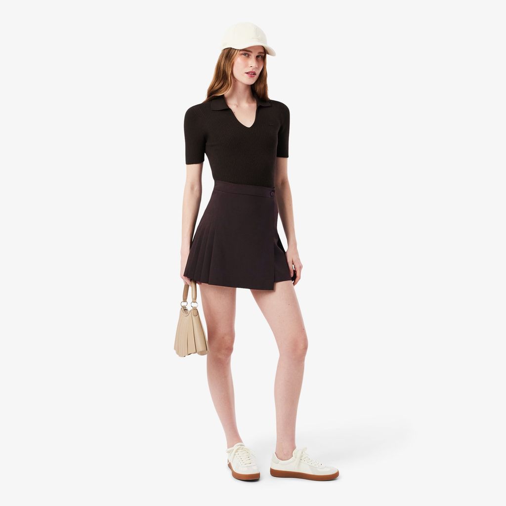Váy Ngắn Lacoste Nữ Dáng Chữ A Xếp Ly