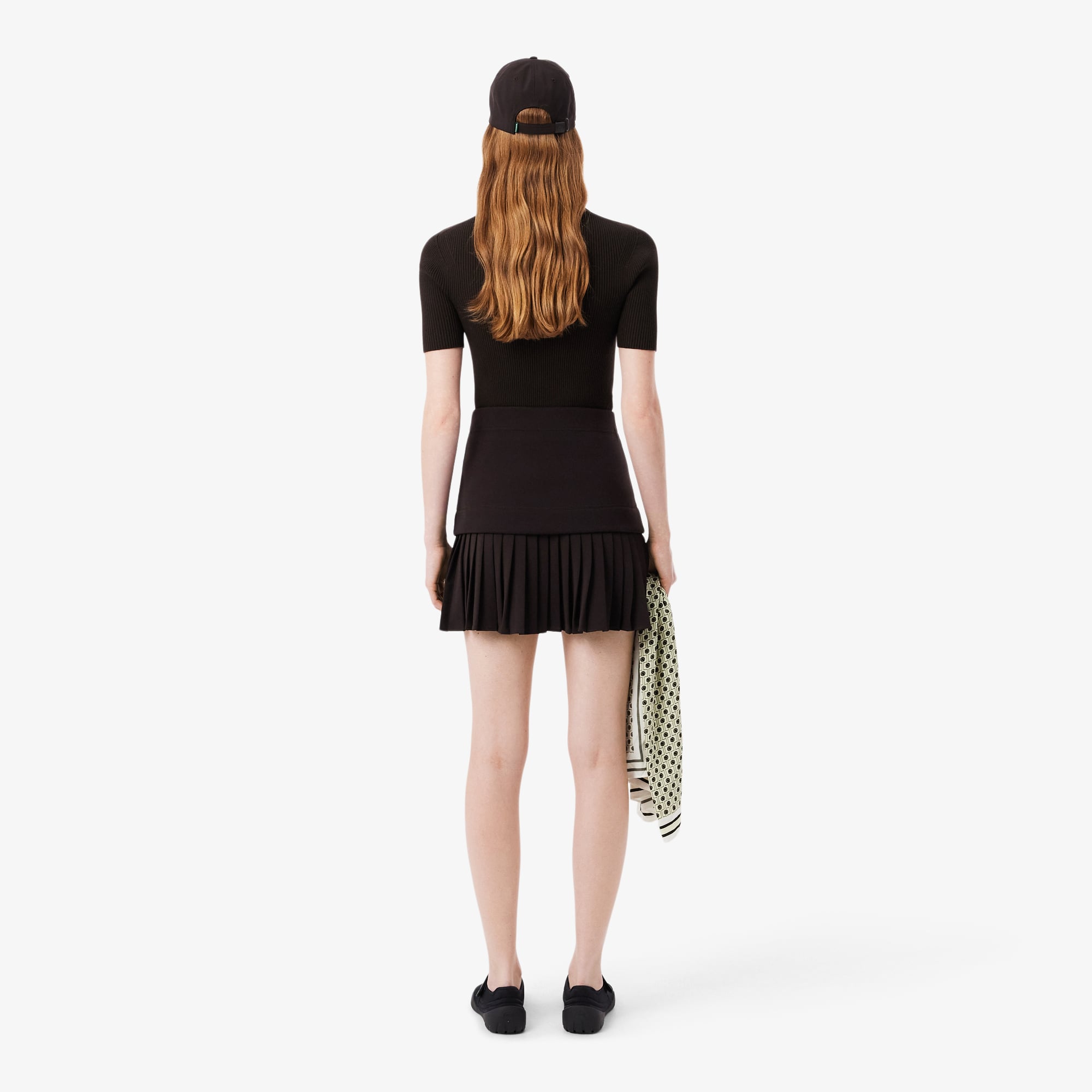 Váy Lacoste Nữ Chất Liệu Cotton Xếp Ly