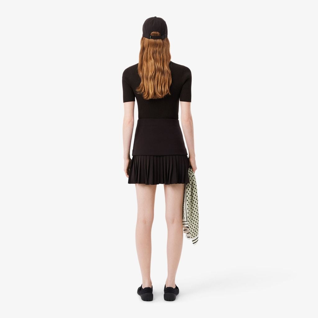 Váy Lacoste Nữ Chất Liệu Cotton Xếp Ly