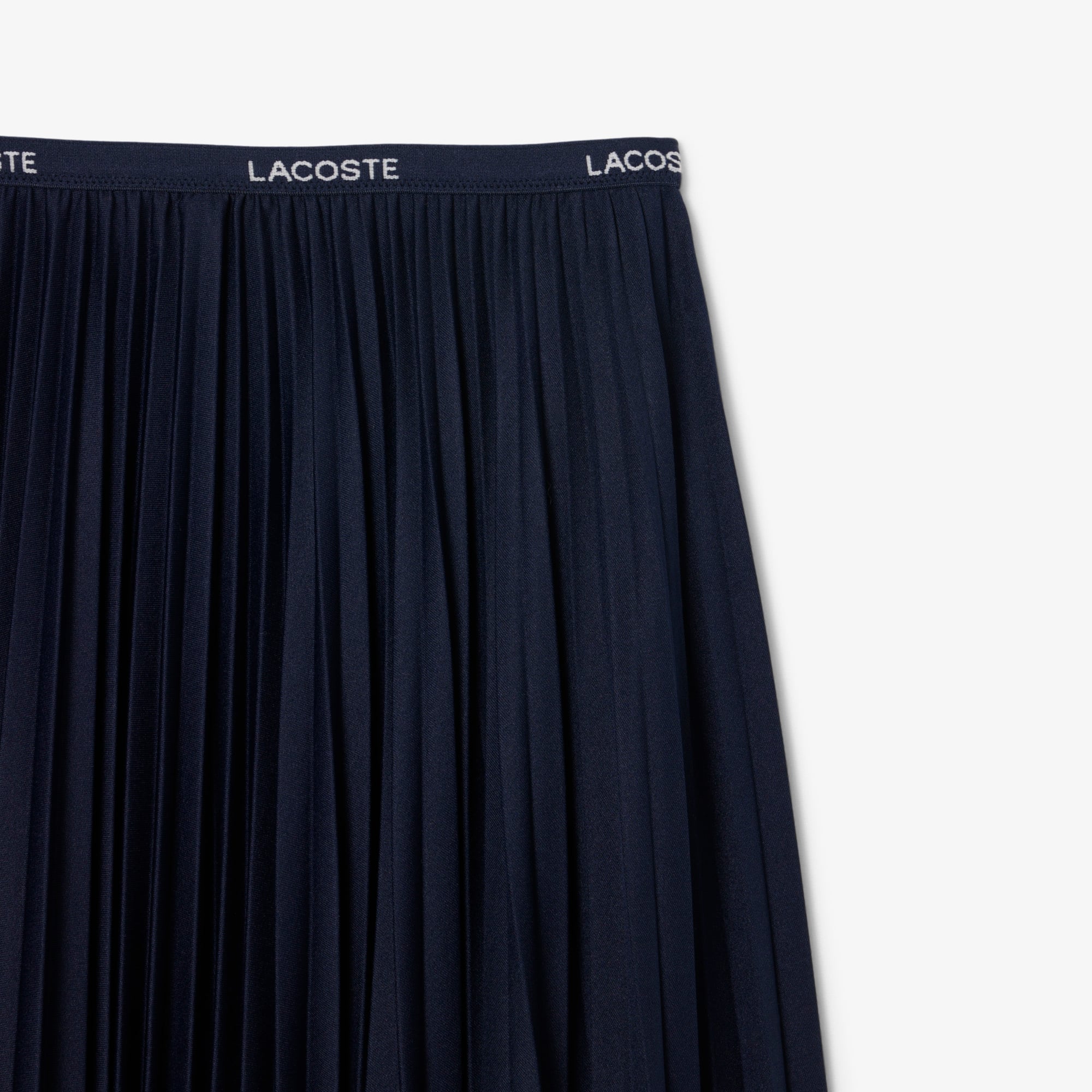 Váy Dài Xếp Ly Lacoste Nữ Co Giãn Ở Eo