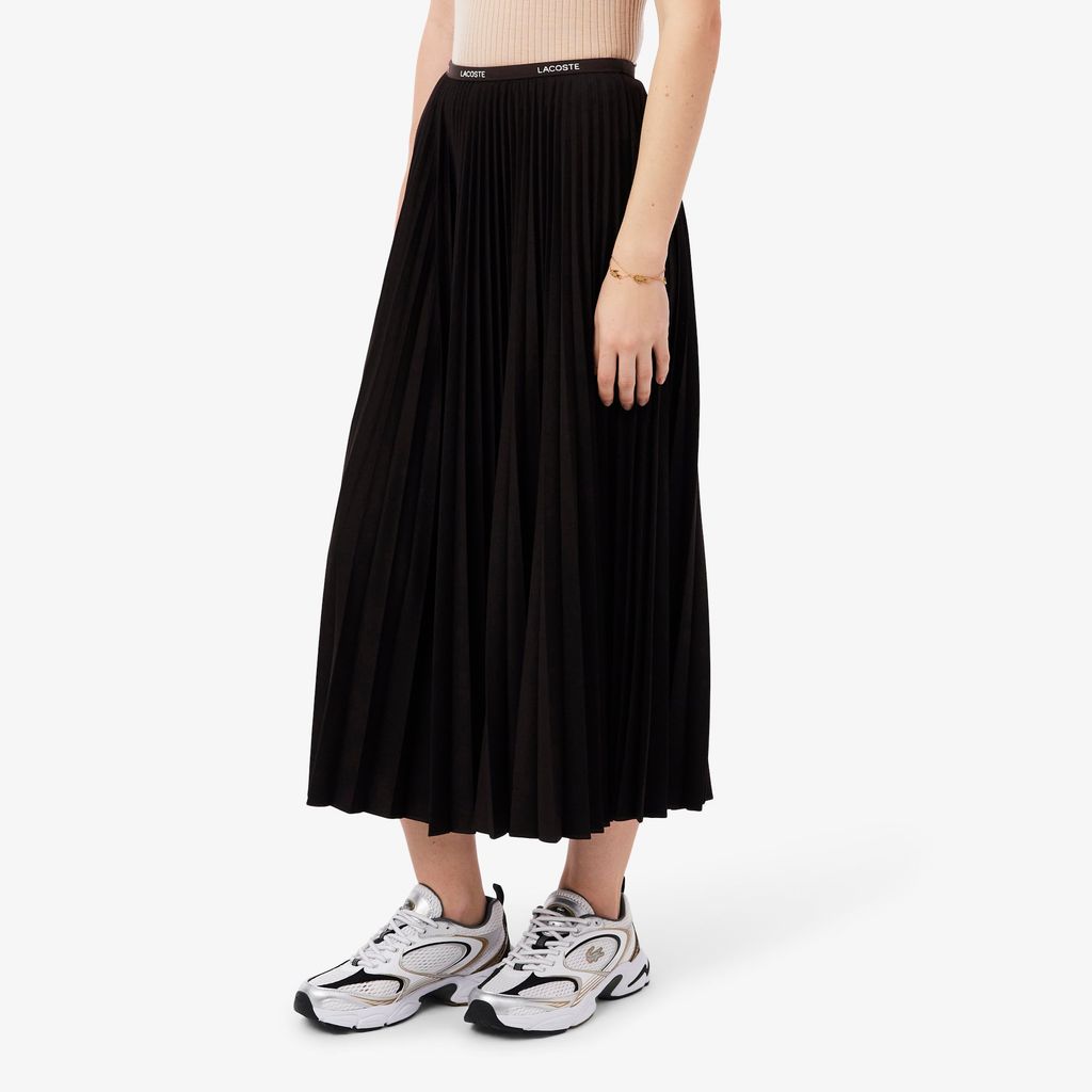 Váy Dài Xếp Ly Lacoste Nữ Co Giãn Ở Eo