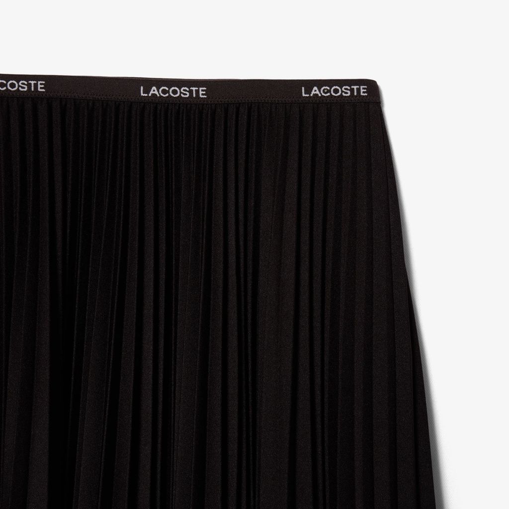 Váy Dài Xếp Ly Lacoste Nữ Co Giãn Ở Eo