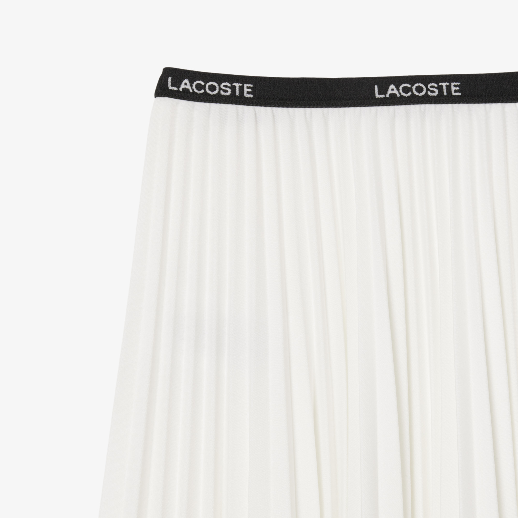 Váy Dài Xếp Ly Lacoste Nữ Co Giãn Ở Eo