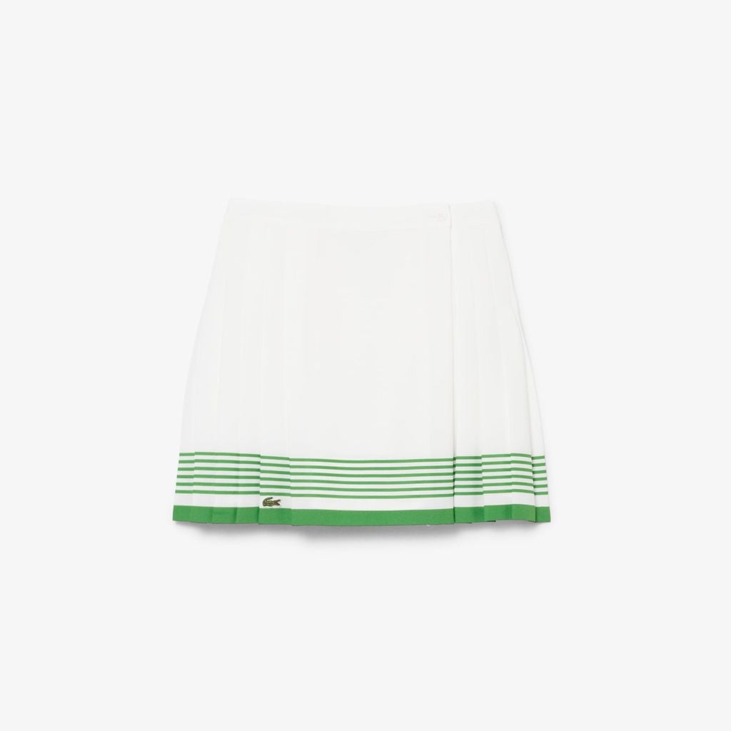 Váy Lacoste Nữ Chất Liệu Crepe Mềm Mại Xếp Ly