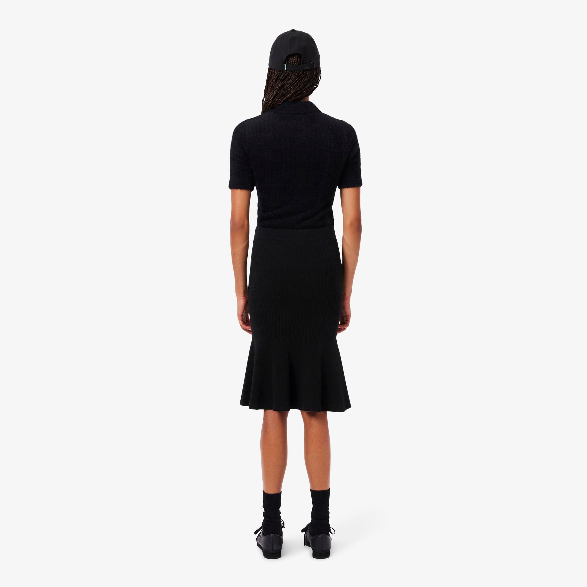 Váy Midi Lacoste Nữ Xẻ Tà 3D