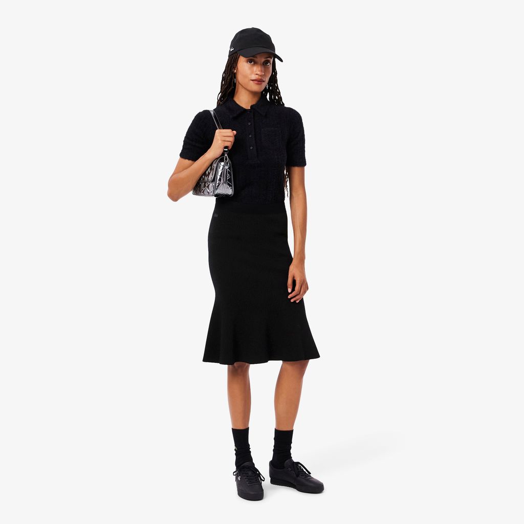 Váy Midi Lacoste Nữ Xẻ Tà 3D