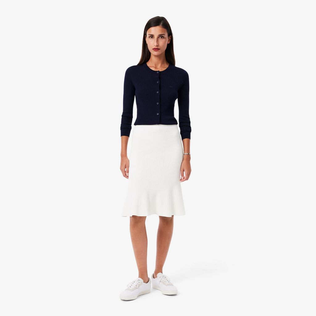 Váy Midi Lacoste Nữ Xẻ Tà 3D
