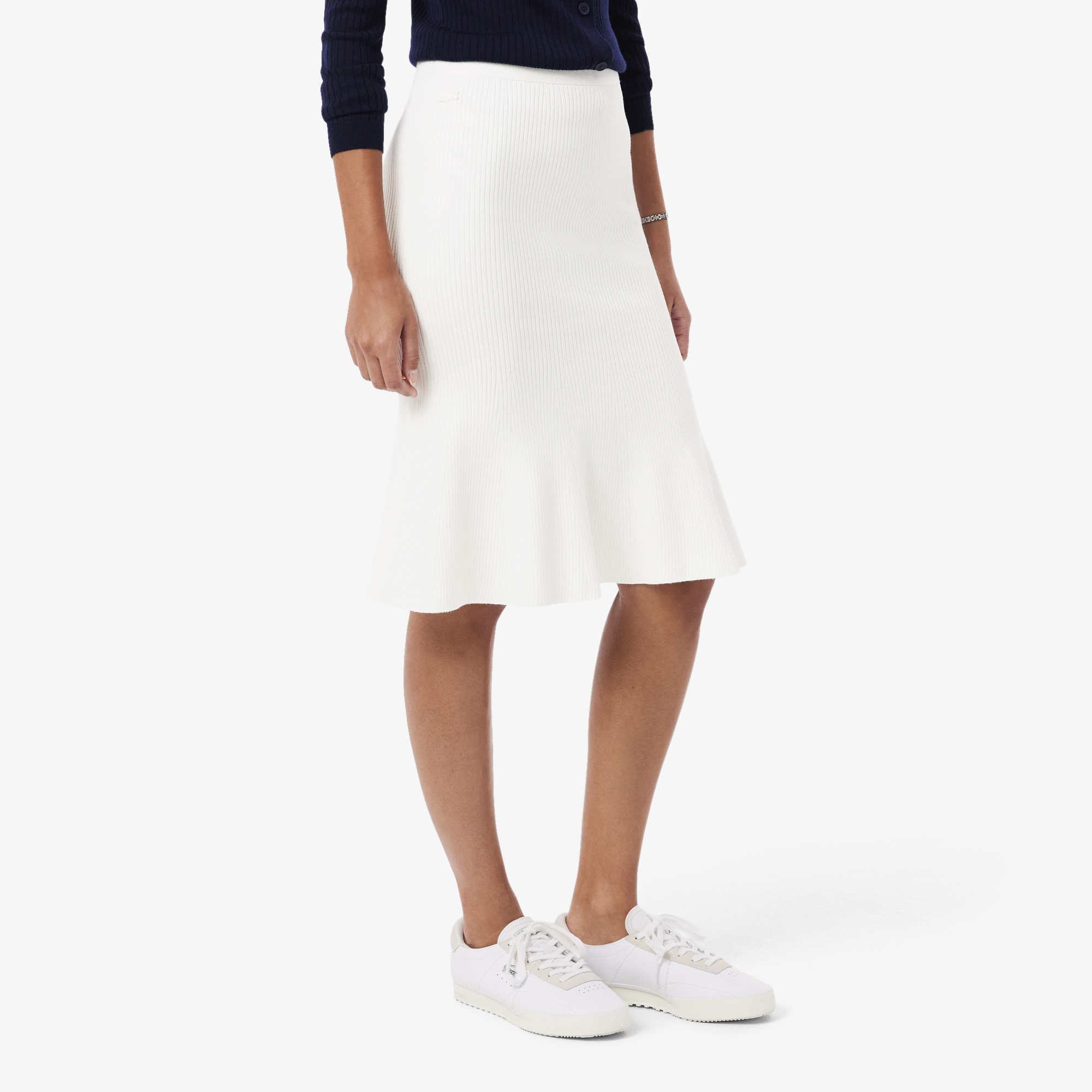 Váy Midi Lacoste Nữ Xẻ Tà 3D