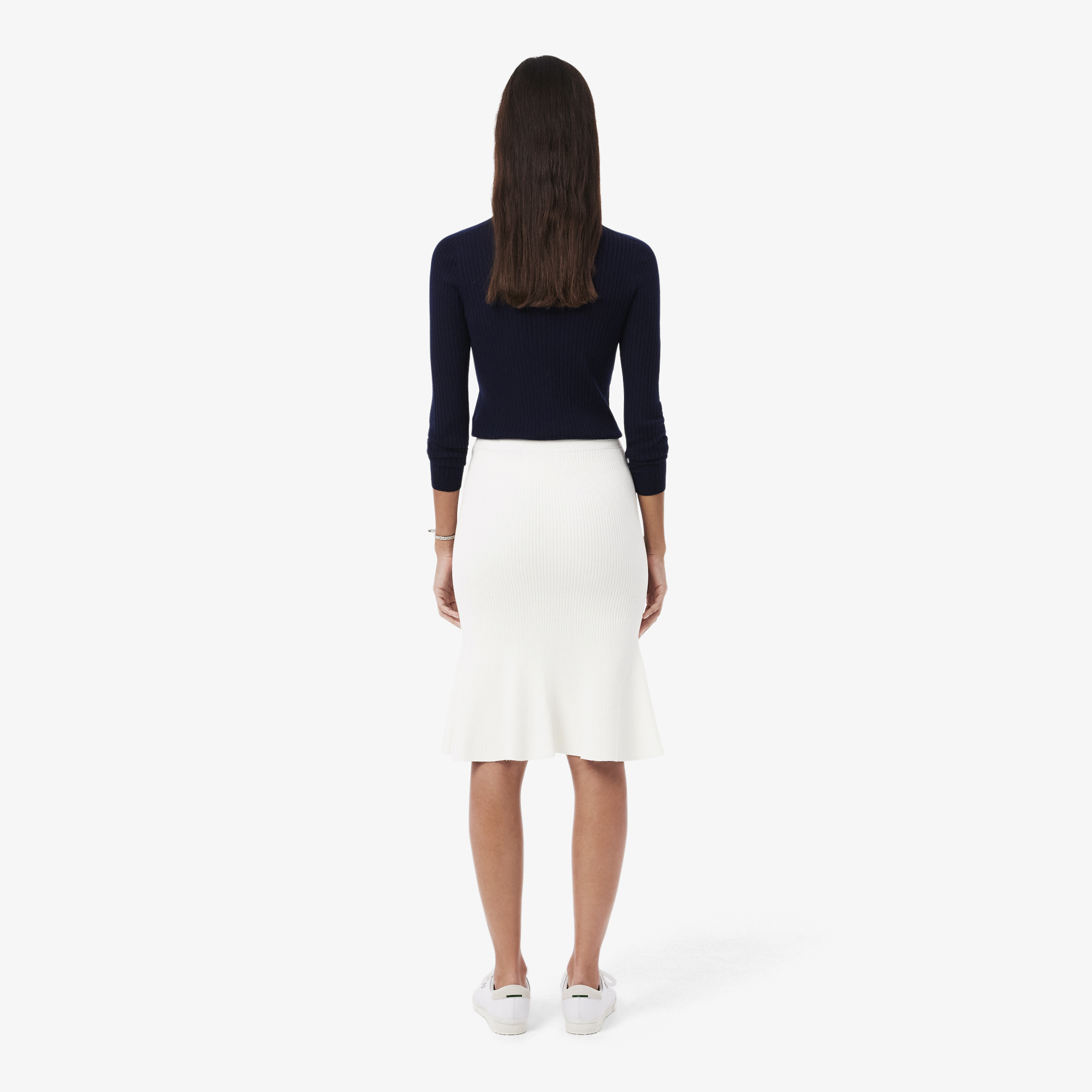 Váy Midi Lacoste Nữ Xẻ Tà 3D
