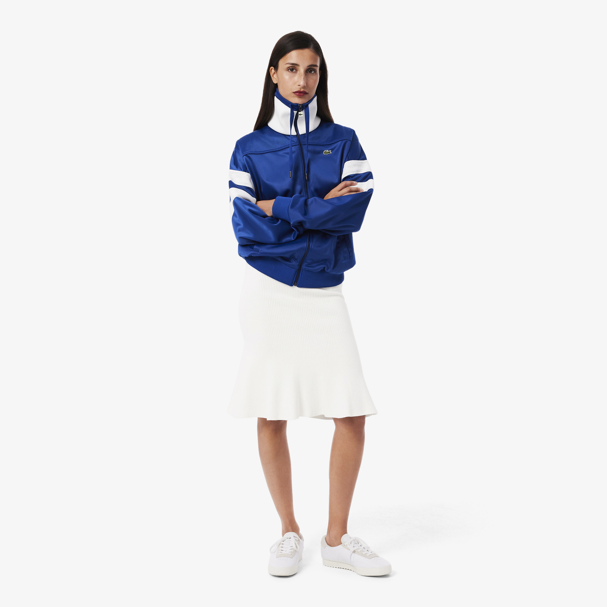 Váy Midi Lacoste Nữ Xẻ Tà 3D