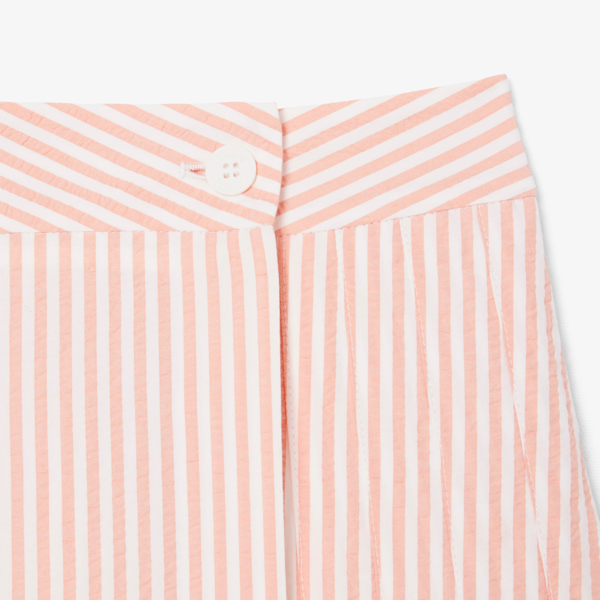 Váy Ngắn Lacoste Nữ Dáng Chữ A Chất Liệu Seersucker