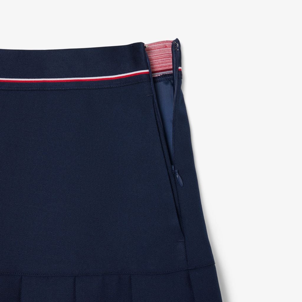 Váy Len Xếp Ly Lacoste Nữ