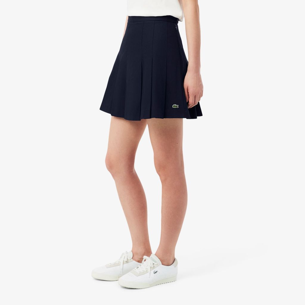 Váy Xếp Ly Ngắn Lacoste Nữ Chất Liệu Cotton Co Giãn