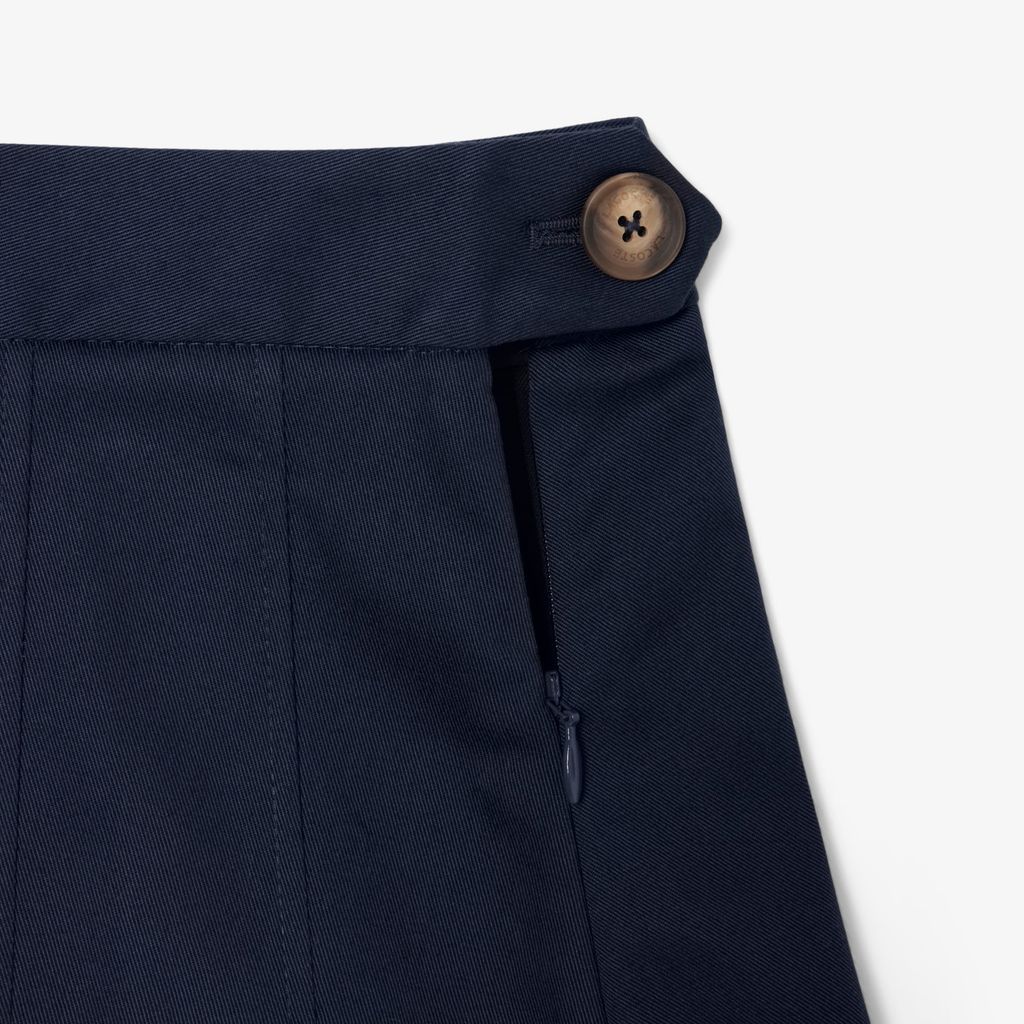 Váy Xếp Ly Ngắn Lacoste Nữ Chất Liệu Cotton Co Giãn