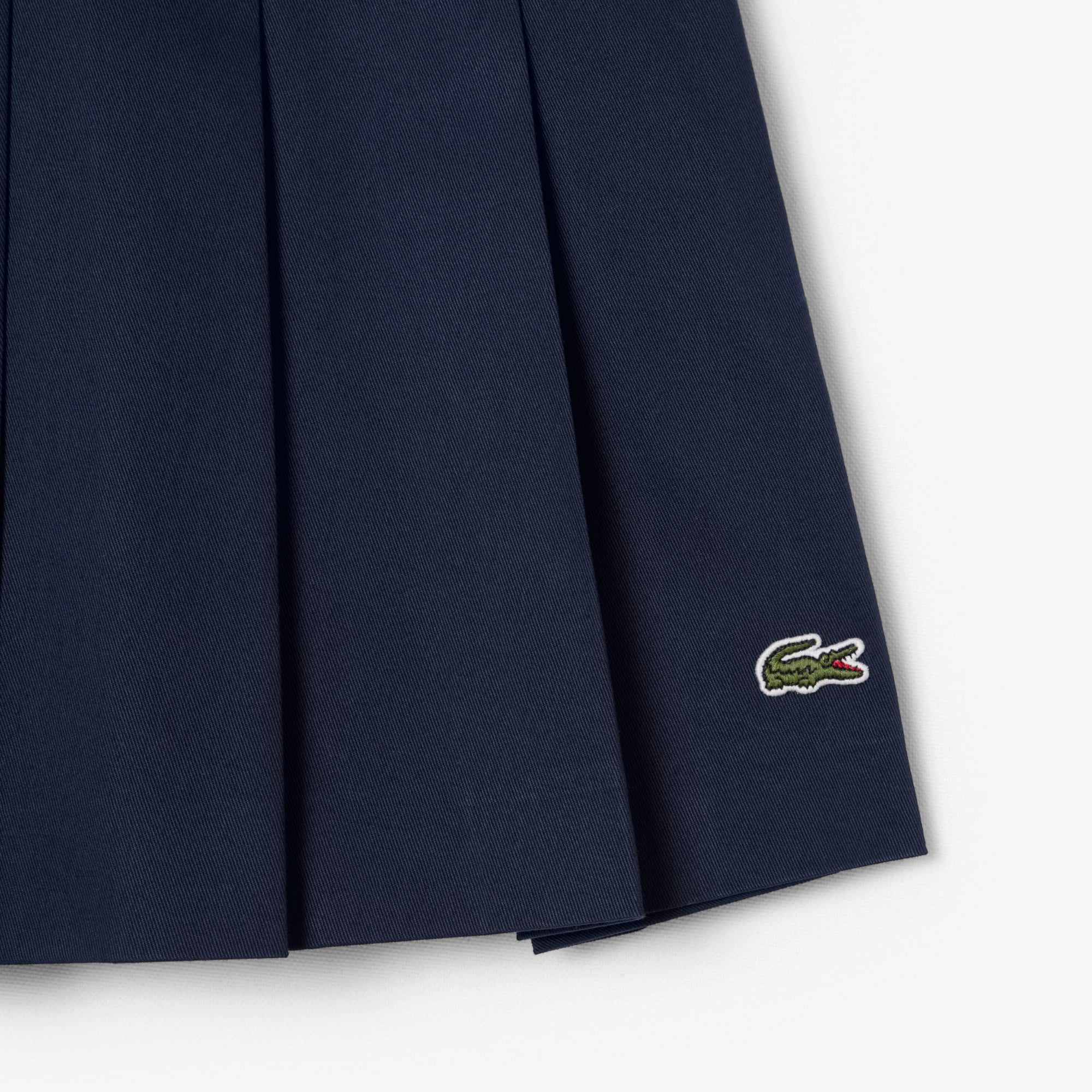 Váy Xếp Ly Ngắn Lacoste Nữ Chất Liệu Cotton Co Giãn