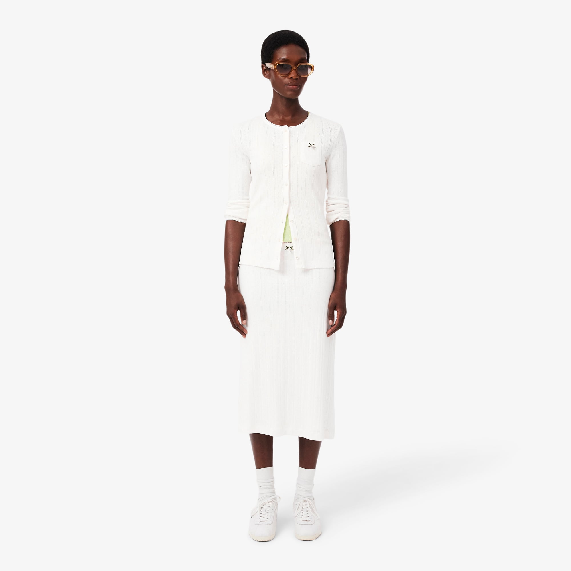 Váy Midi Lacoste Nữ Chất Liệu Cotton