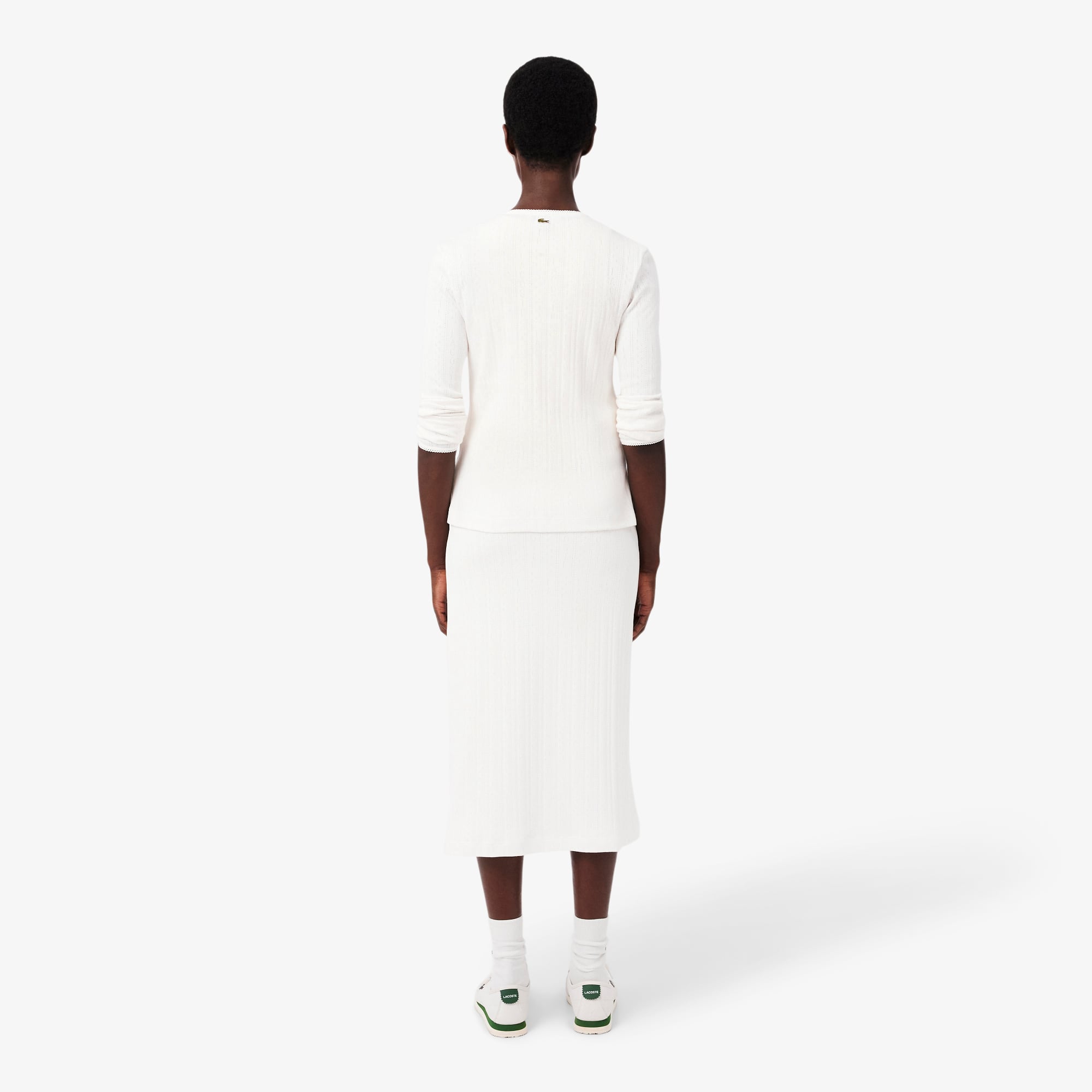 Váy Midi Lacoste Nữ Chất Liệu Cotton