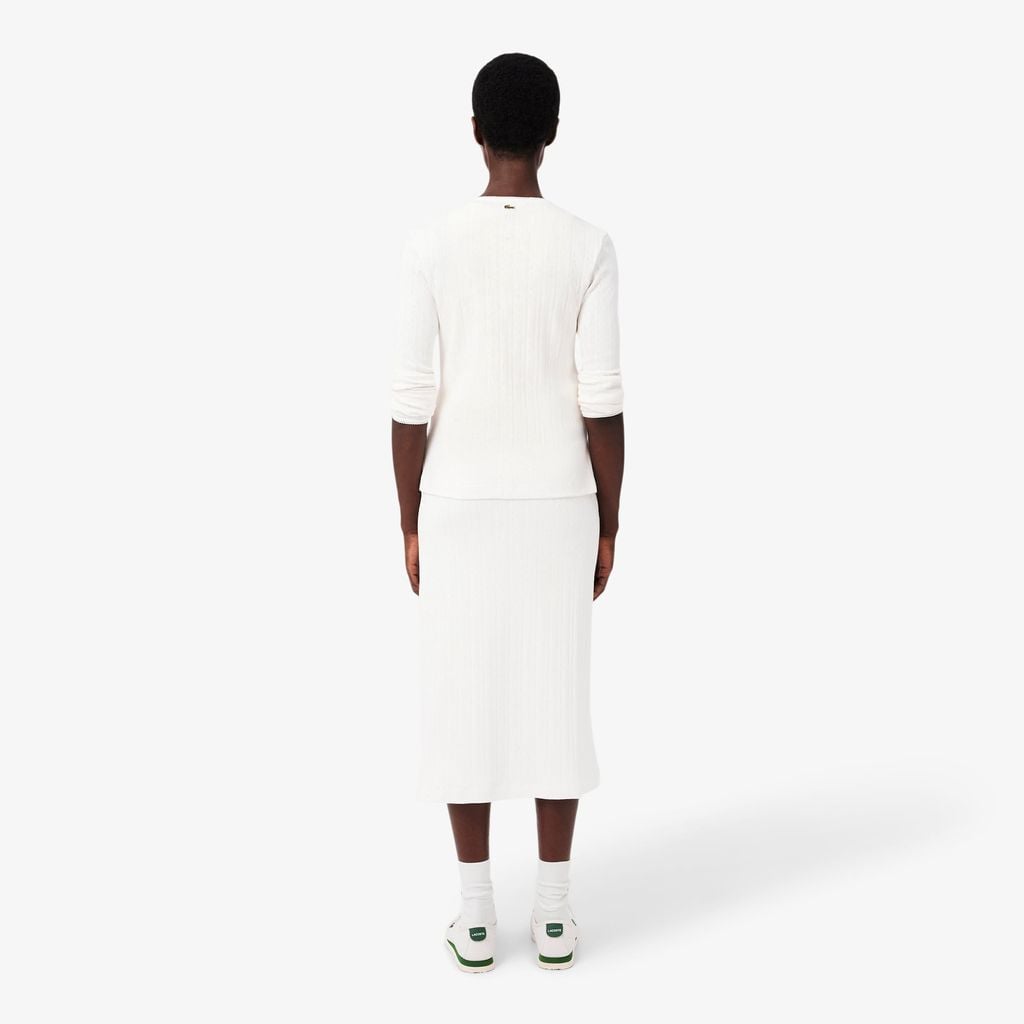 Váy Midi Lacoste Nữ Chất Liệu Cotton