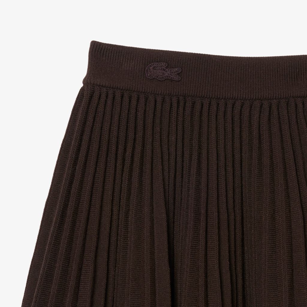 Váy Ngắn Lacoste Nữ Dáng Chữ A Có Lưới Xếp Ly