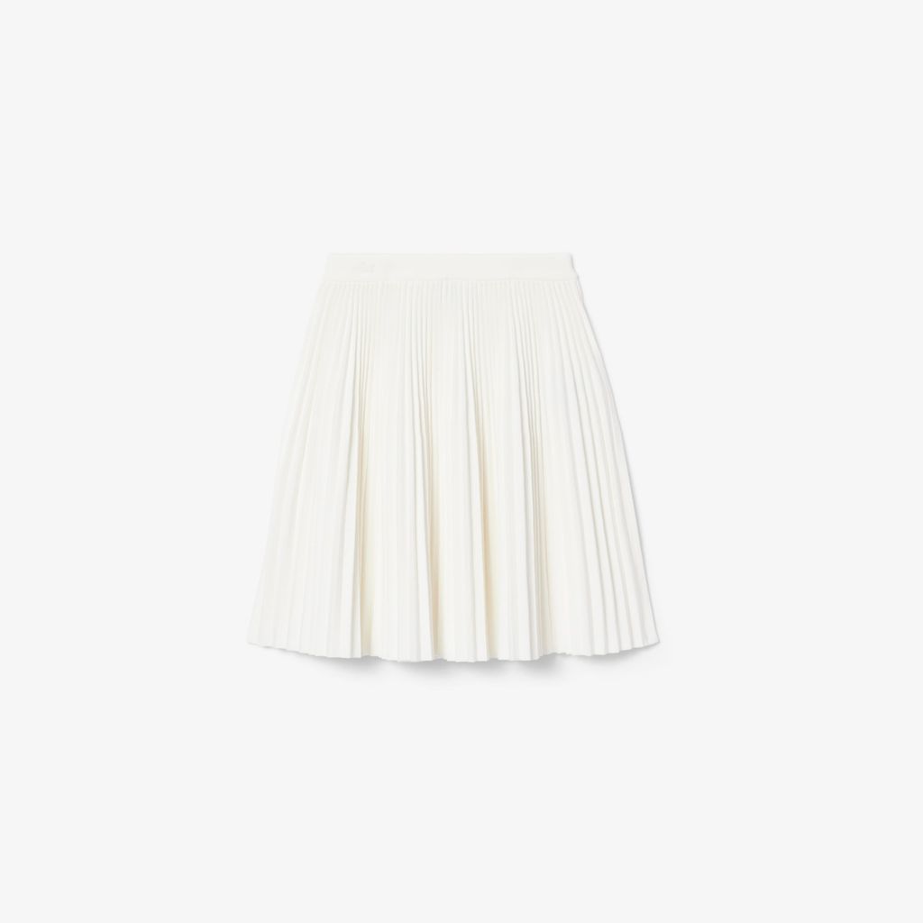 Váy Ngắn Lacoste Nữ Dáng Chữ A Có Lưới Xếp Ly
