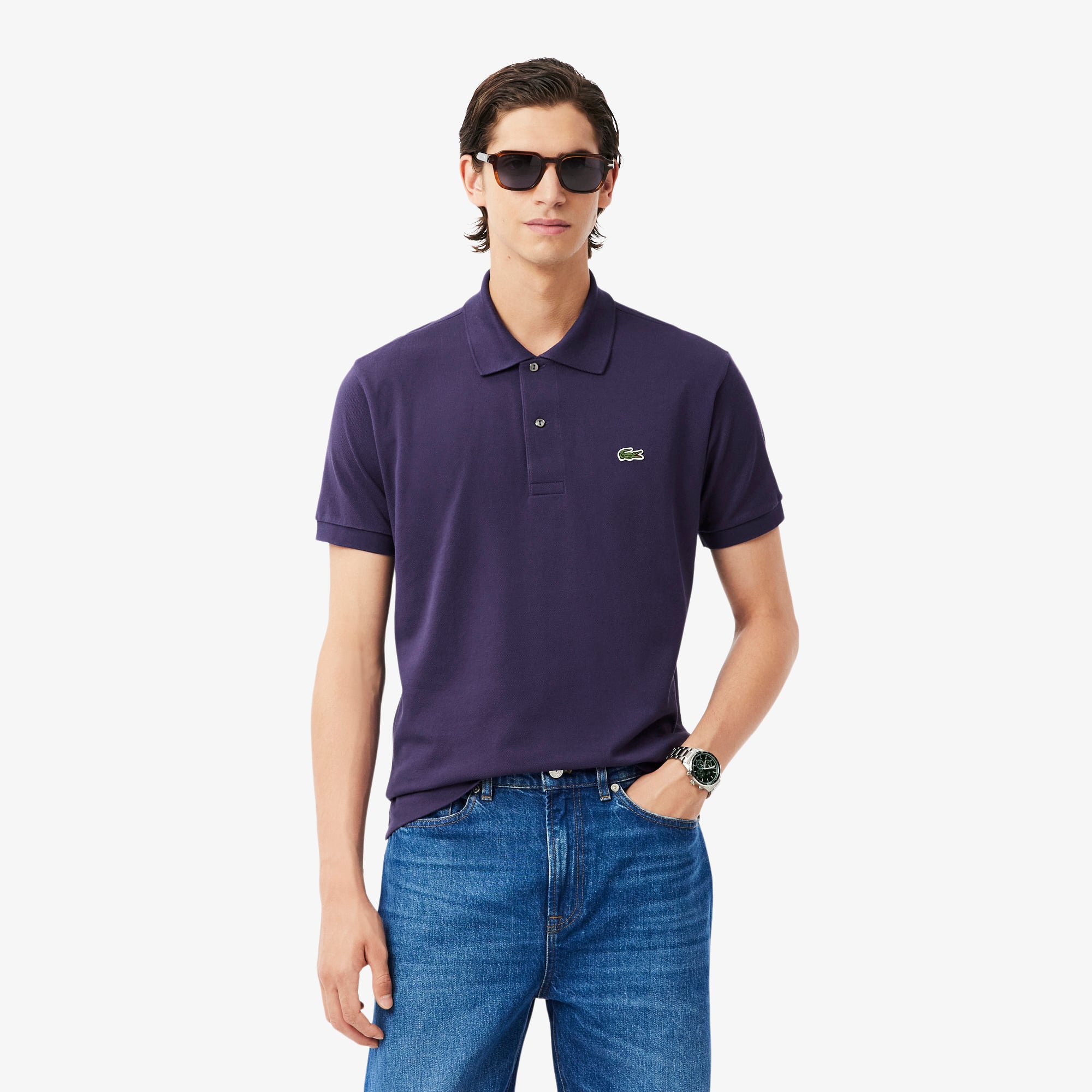 Áo Polo Lacoste Nam Piqué L.12.12 Original Dáng Cổ Điển