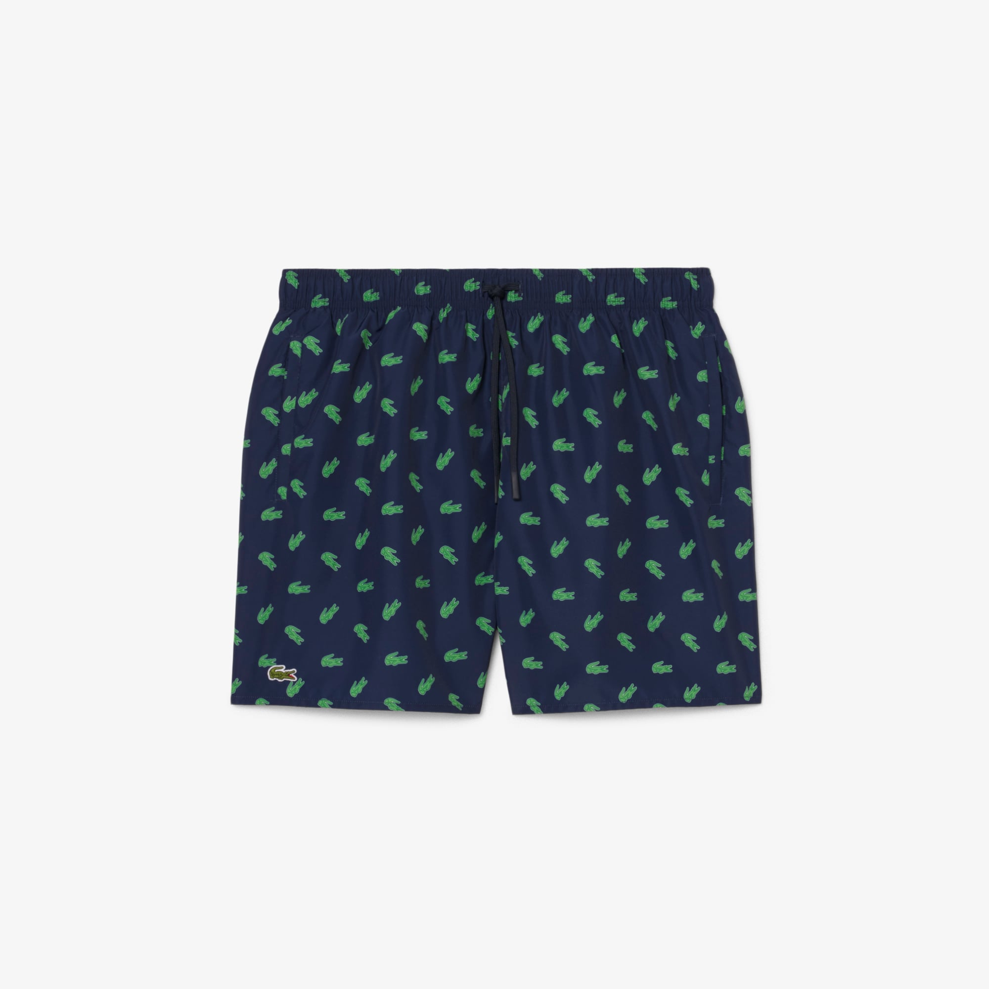 Quần Bơi Trunk Lacoste Nam Độ Dài Trung Bình In Hình Cá Sấu