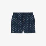 Quần Bơi Trunk Lacoste Nam Độ Dài Trung Bình In Hình Cá Sấu