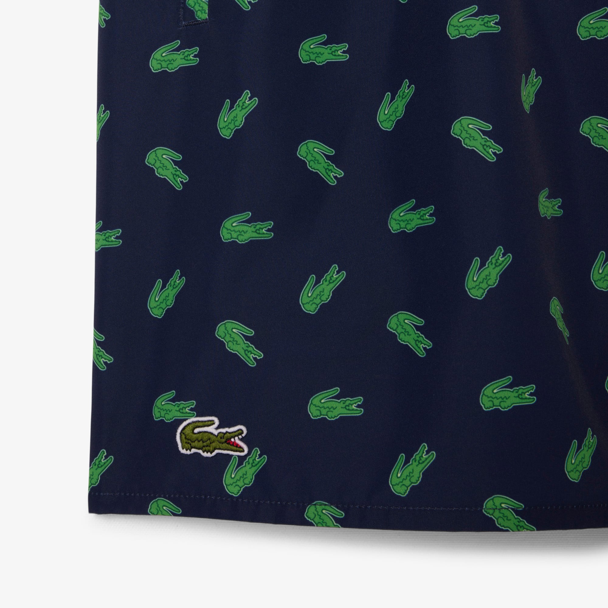 Quần Bơi Trunk Lacoste Nam Độ Dài Trung Bình In Hình Cá Sấu