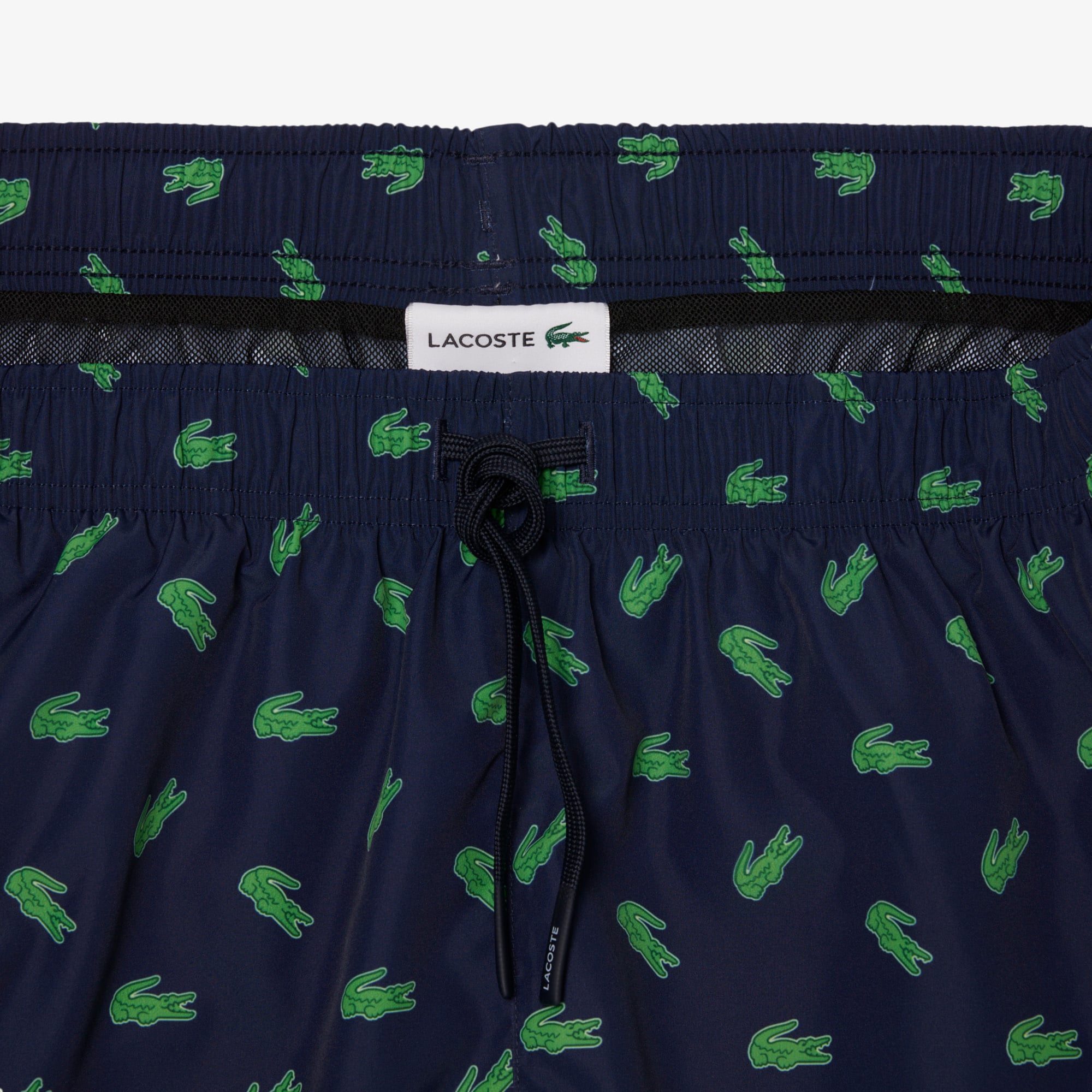 Quần Bơi Trunk Lacoste Nam Độ Dài Trung Bình In Hình Cá Sấu
