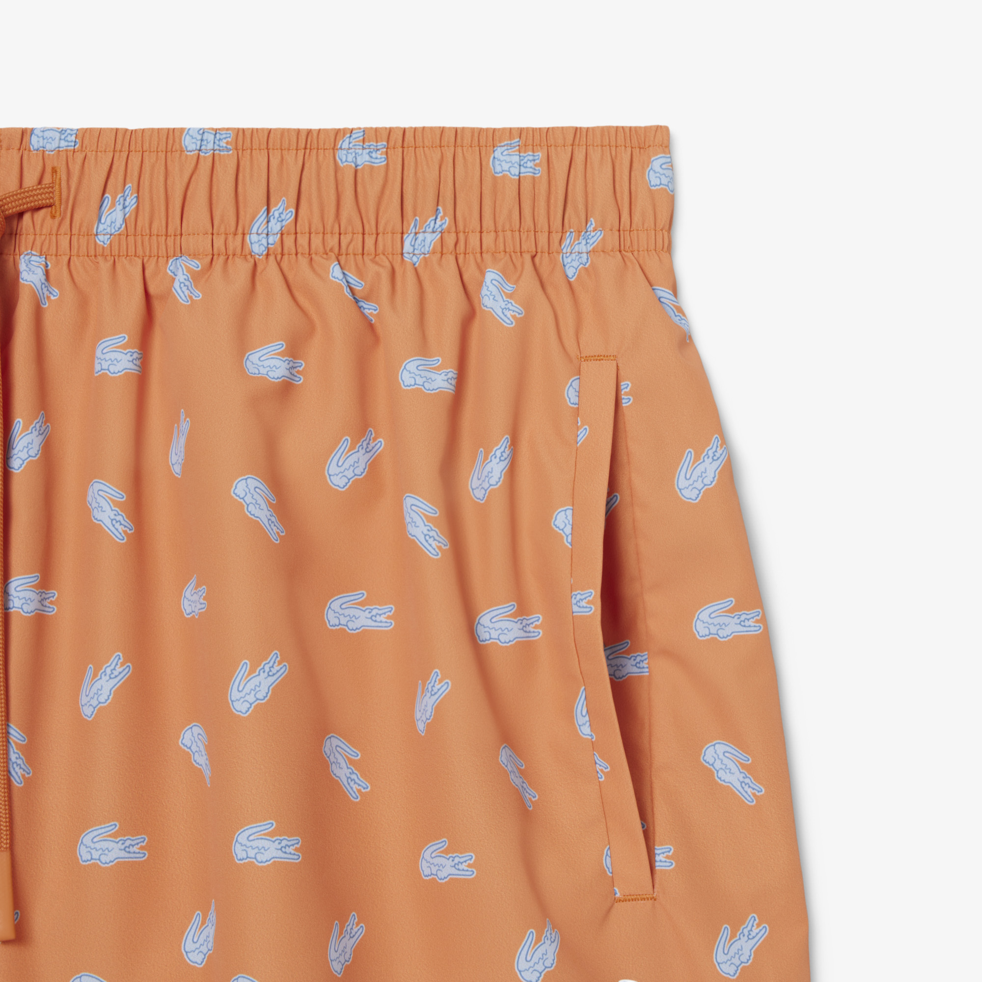 Quần Bơi Trunk Lacoste Nam Độ Dài Trung Bình In Hình Cá Sấu