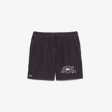 Quần Bơi Lacoste Nam In Họa Tiết Tennis Độ Dài Trung Bình