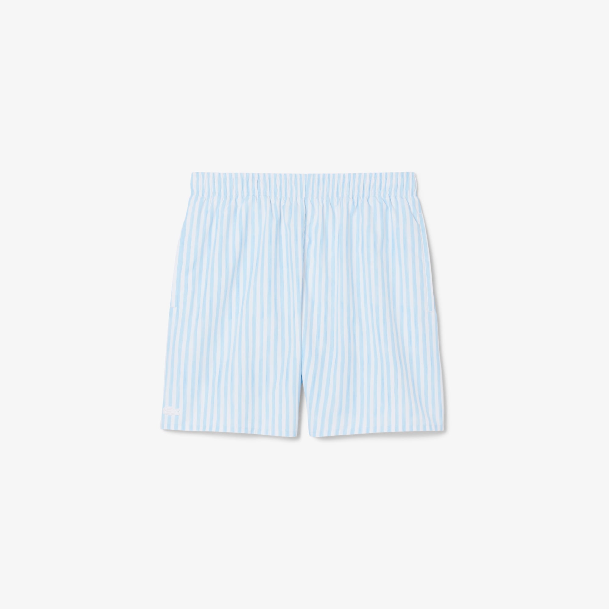 Quần Bơi Trunk Lacoste Nam Kẻ Sọc Độ Dài Trung Bình