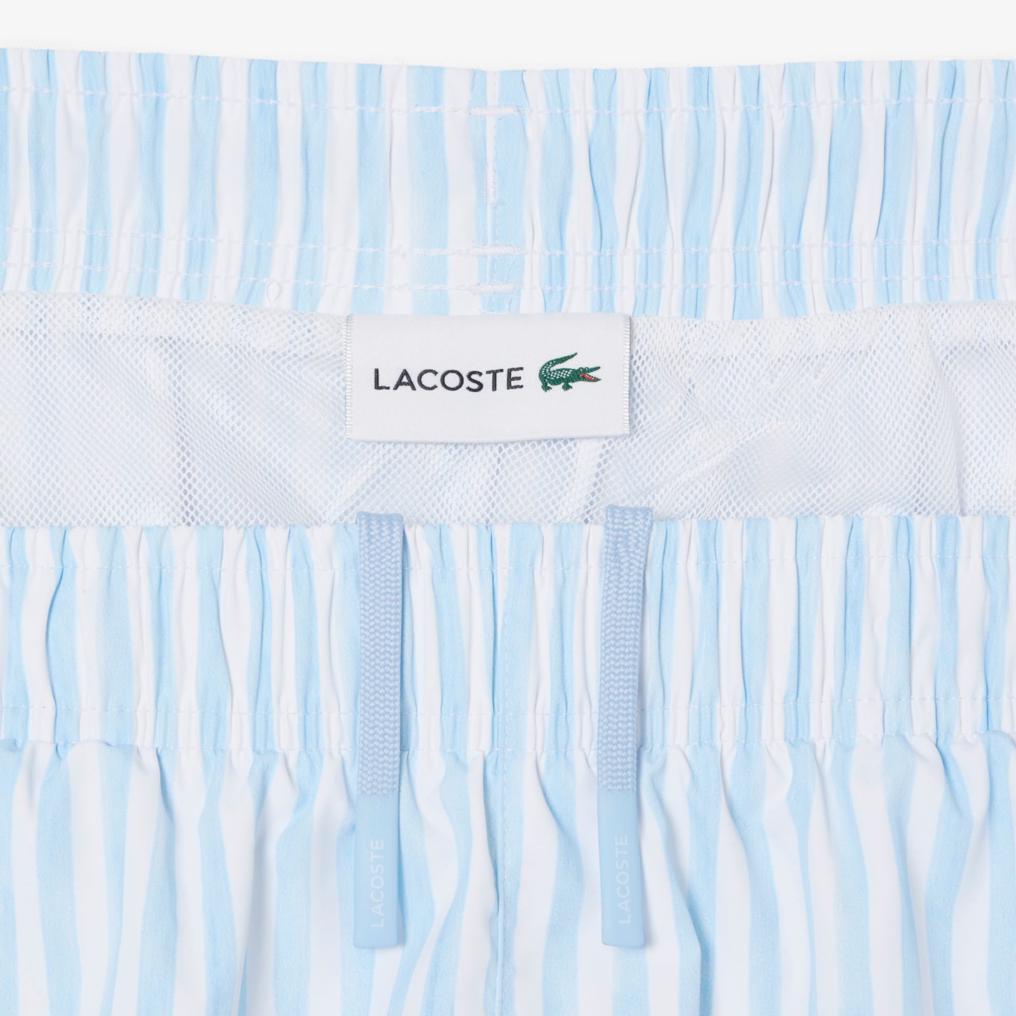 Quần Bơi Trunk Lacoste Nam Kẻ Sọc Độ Dài Trung Bình