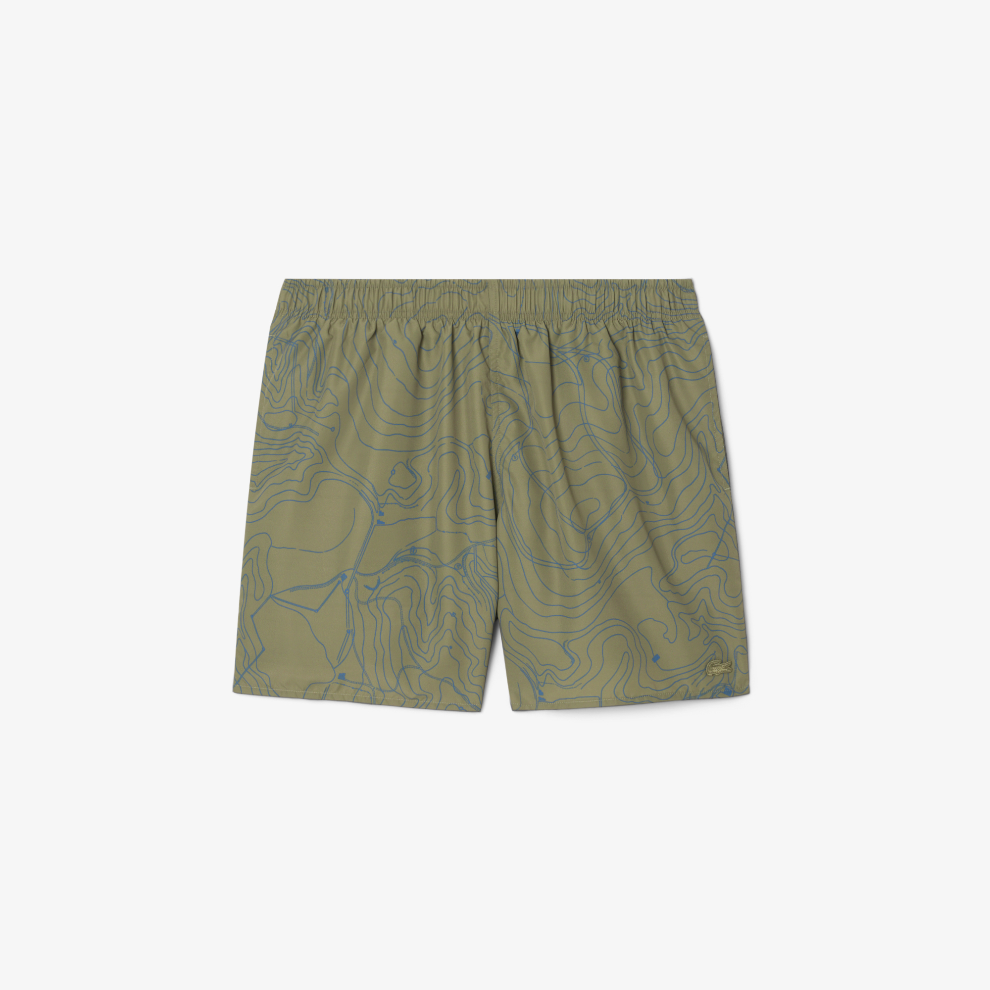 Quần Bơi Lacoste Nam In Họa Tiết Dài Vừa Phải