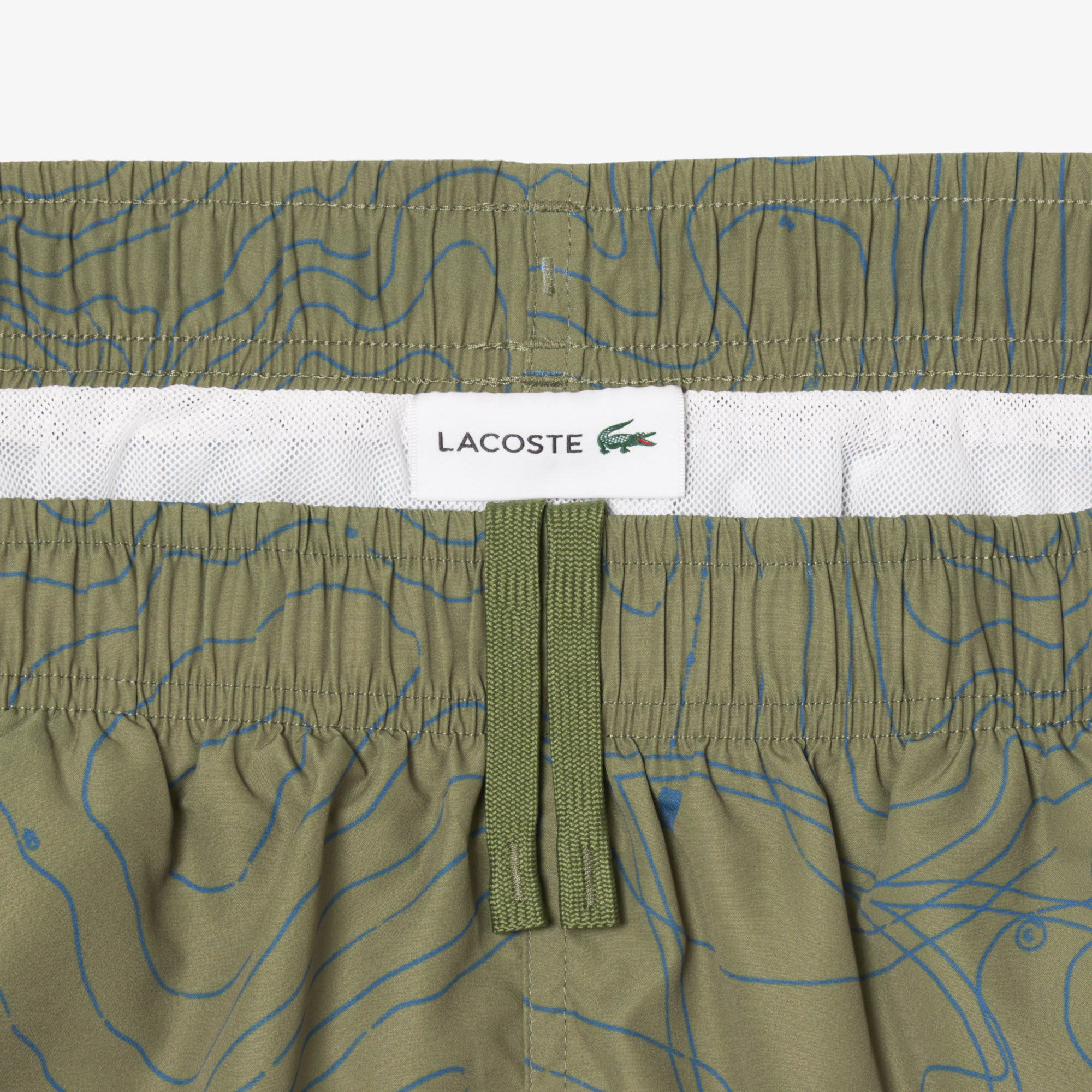 Quần Bơi Lacoste Nam In Họa Tiết Dài Vừa Phải