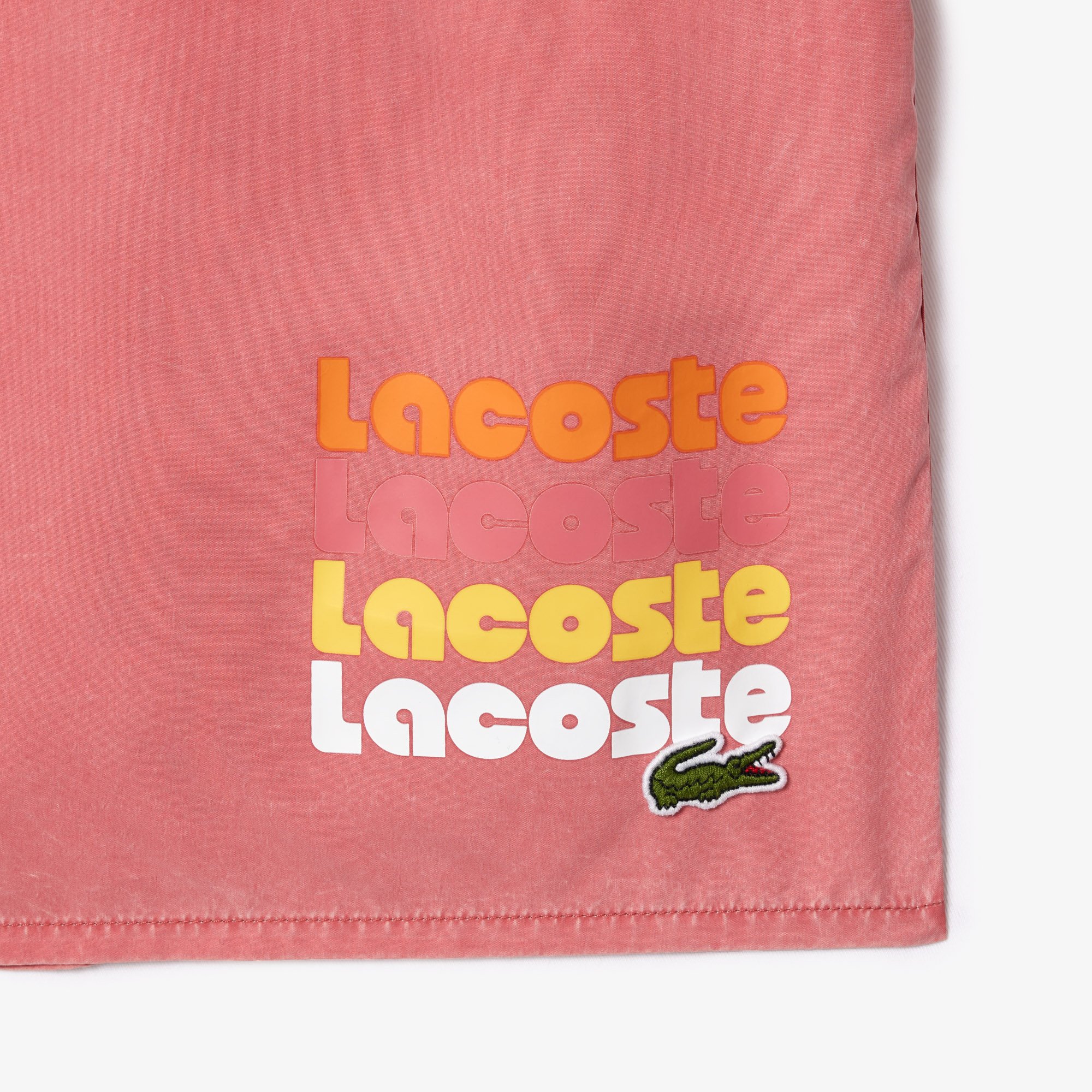 Quần Bơi Lacoste Nam Dài Vừa Phải Hiệu Ứng Wash