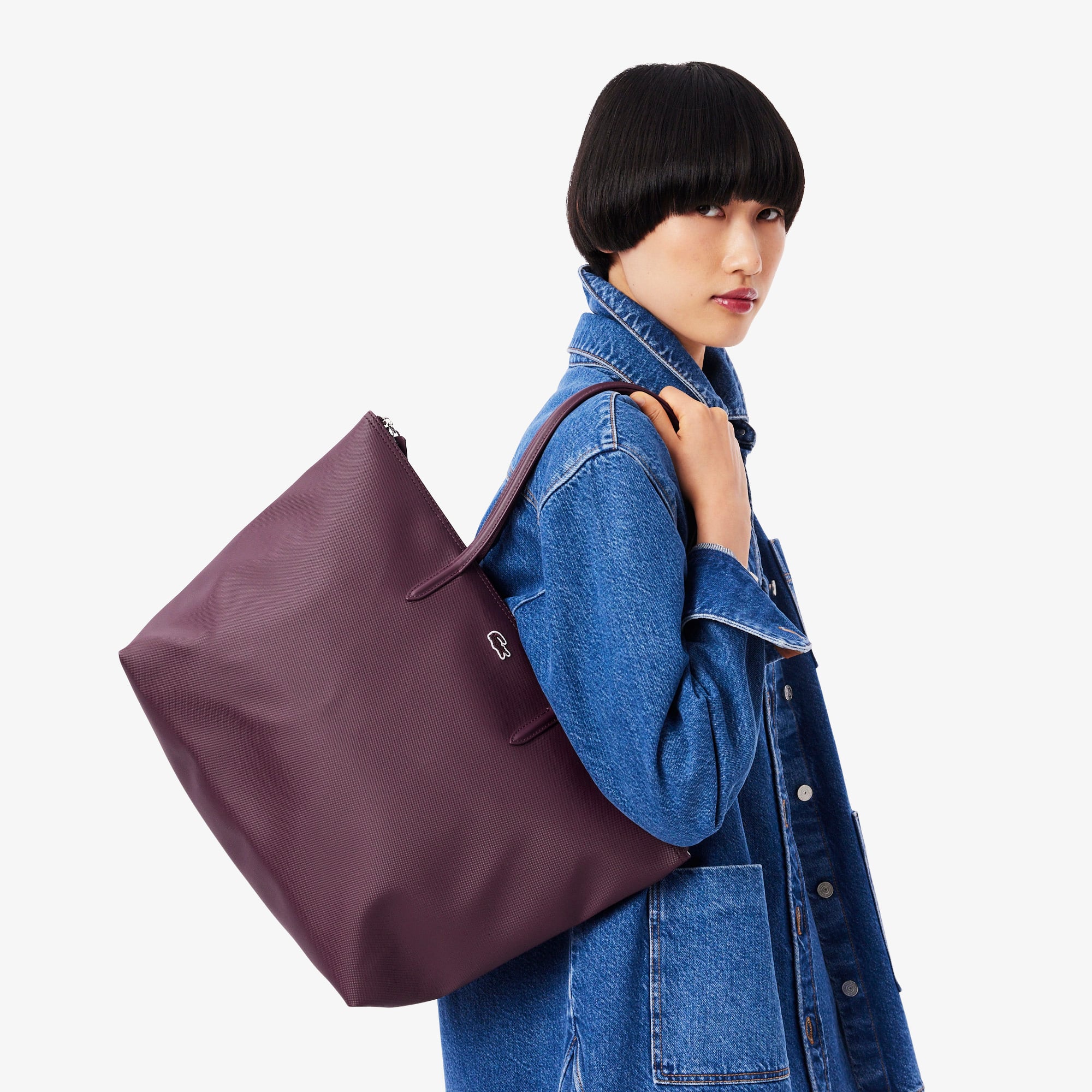 Túi Tote Lacoste Nữ L.12.12 Concept Size Lớn