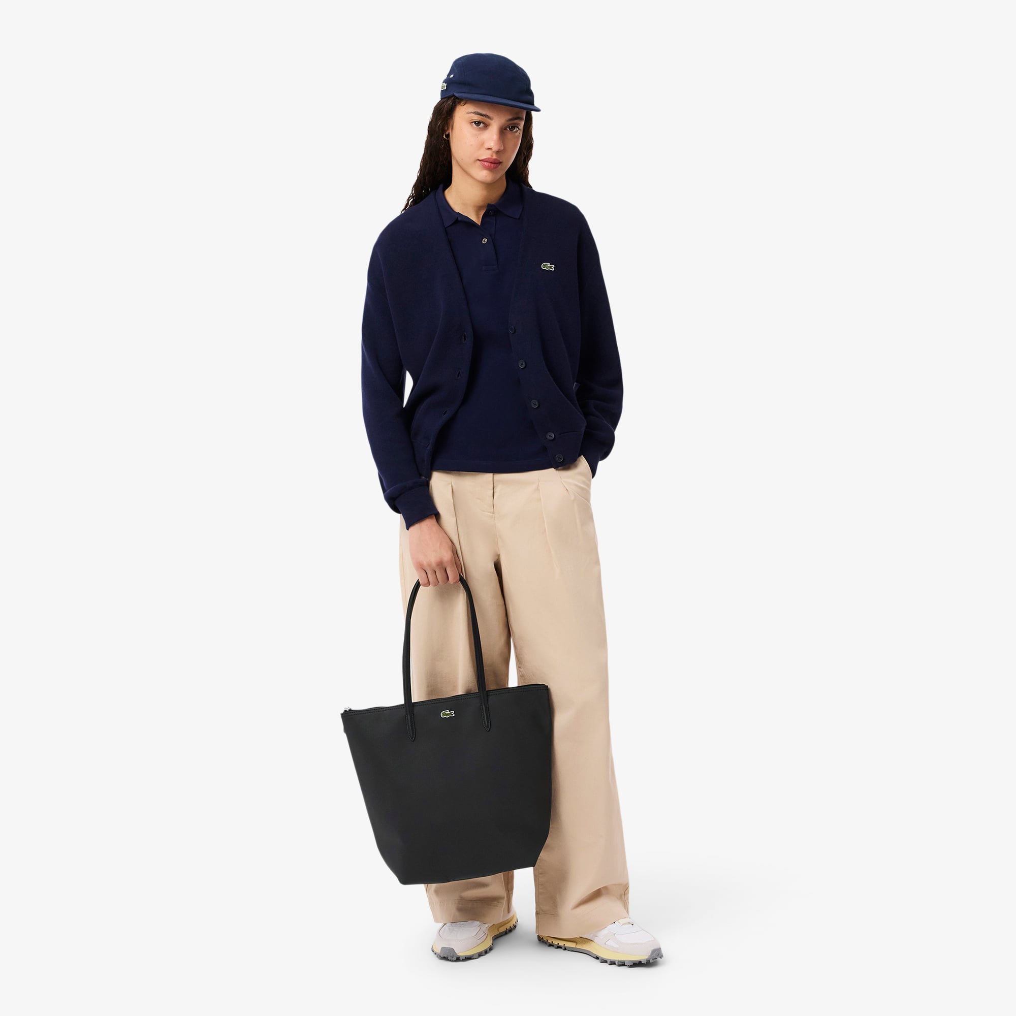 Túi Tote Lacoste Nữ L.12.12 Concept Đứng Dáng